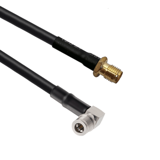 SMA Female to QMA Male Right Angle cable assembly